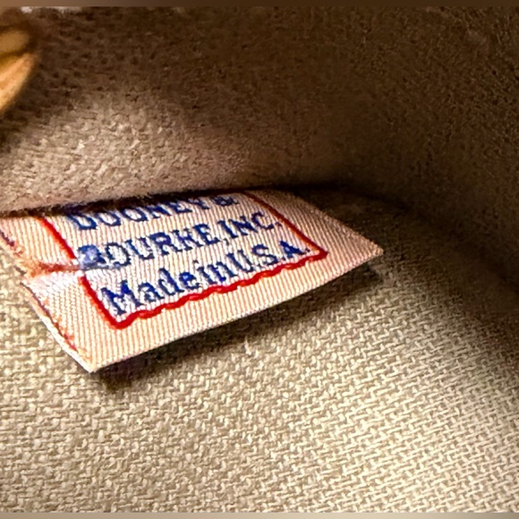 Vintage Dooney & Bourke Pink Monogram Clutch Wristlet - Picture 5 of 8